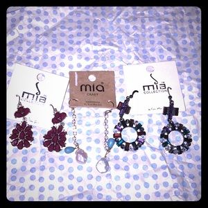 Mia collections earring sets. Bundle